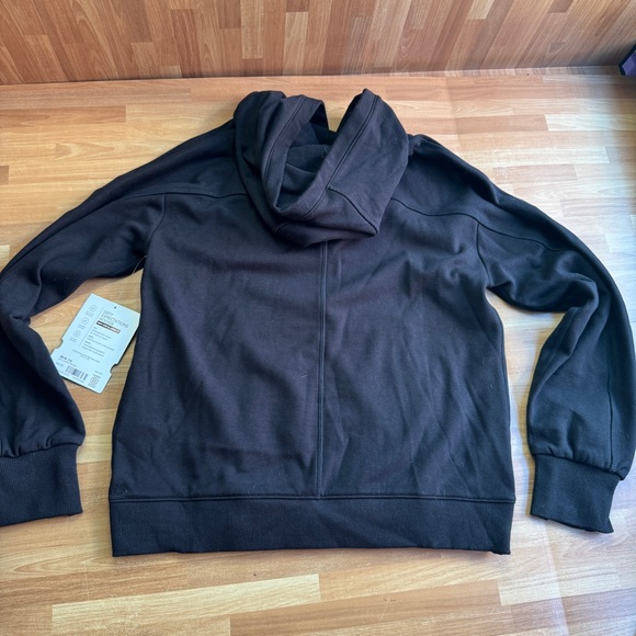Athleta girl defy expectations hoodie size 8/10 pullover black nwt - Picture 9 of 11